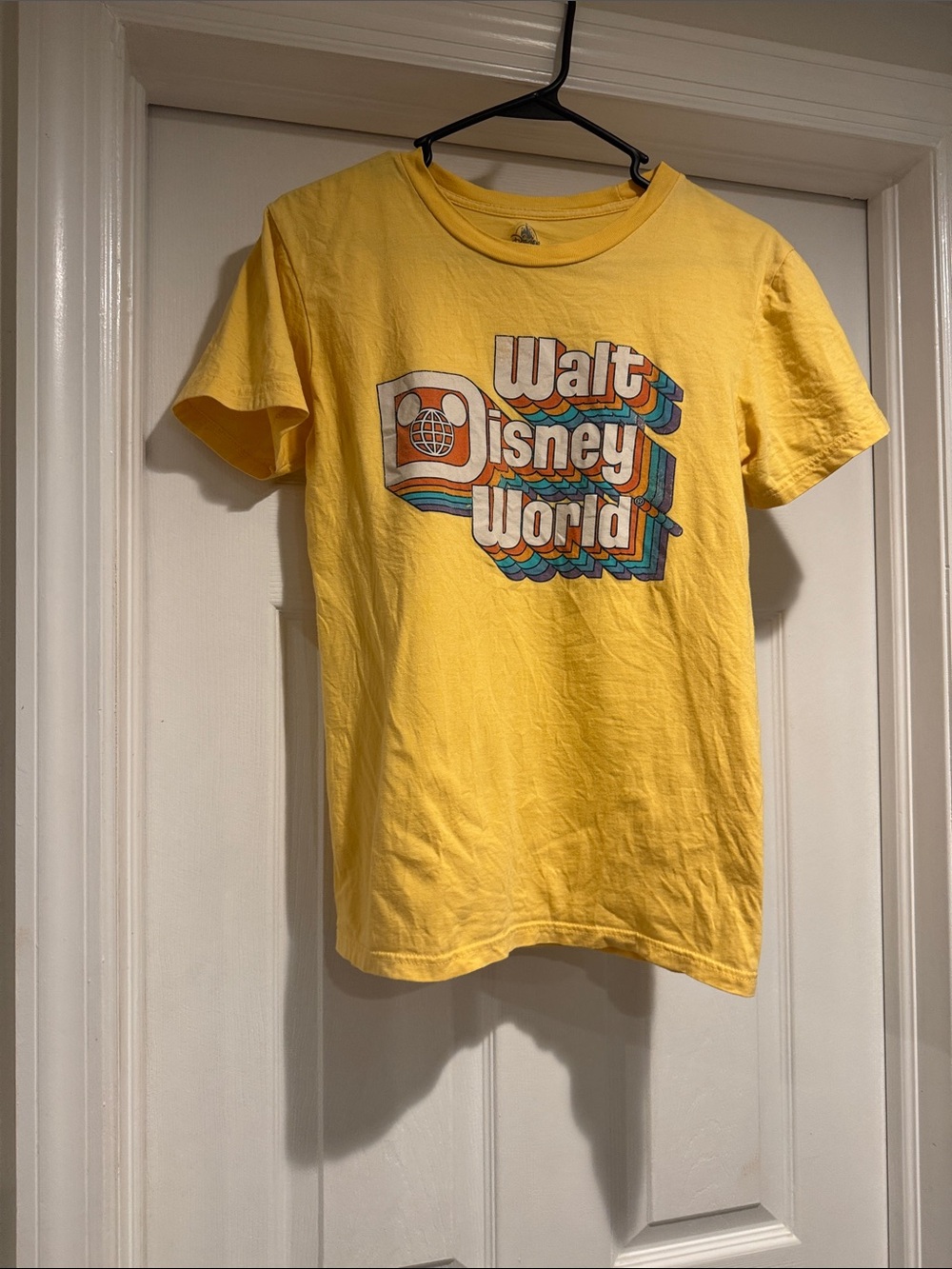 Disney Yellow Walt Disney World Retro Graphic Tee